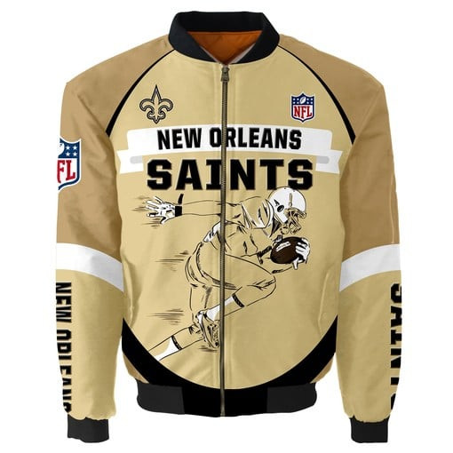 New Orleans Saints Thick Bomber Jacket CSBBT195