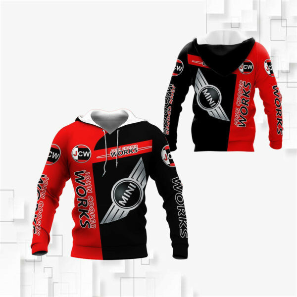 Mini John Cooper Works Shirt 690, 3d Hoodie Zip Hoodie 1907