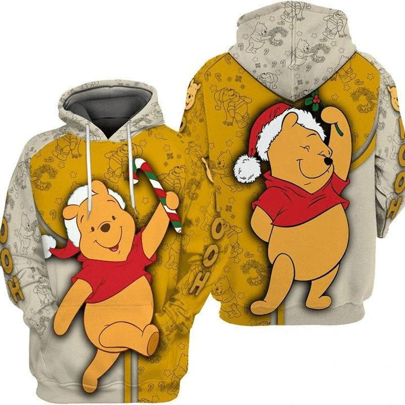 Pooh Bear Xmas 3d Hoodie