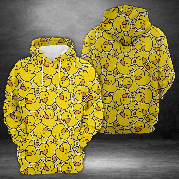 Cute Duck 3D All Over Print Hoodie & Zip Hoodie