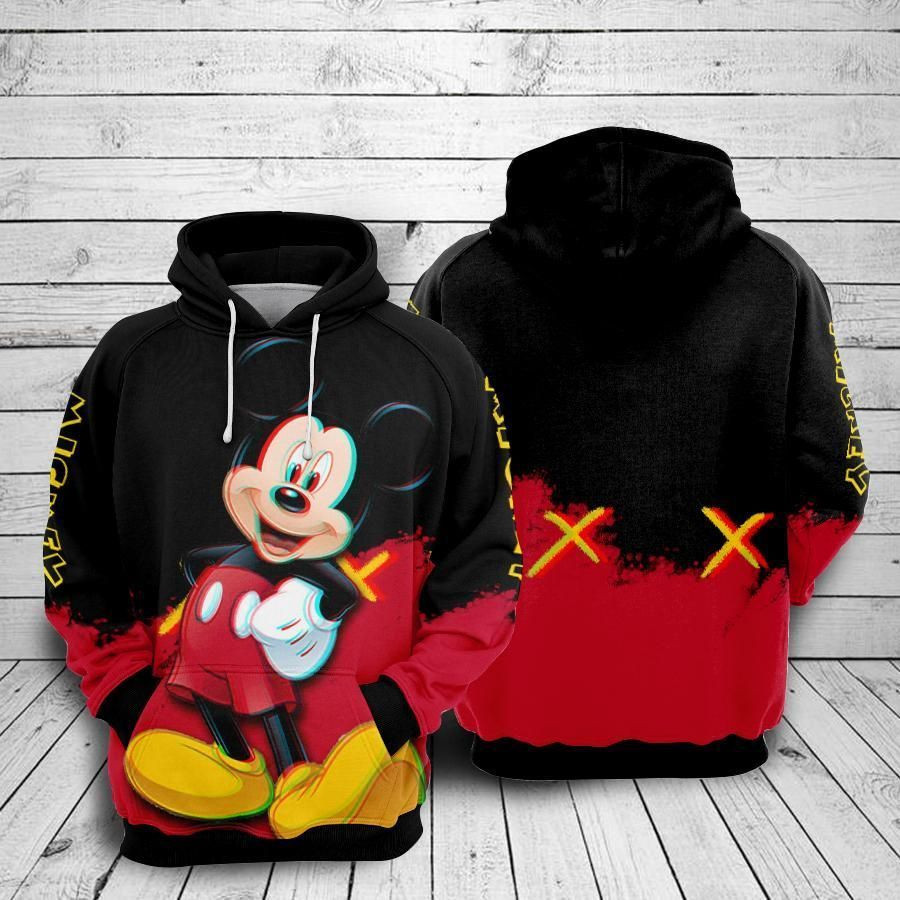 Mickey Mouse Movies The Over Print 3d Hoodie Zip Hoodie 495