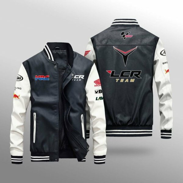 Motogp Lcr Honda Team Leather Bomber Jacket 37