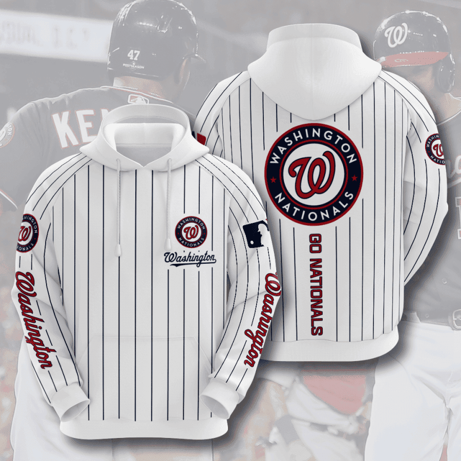 Washington Nationals 3D All Over Print Hoodie & Zip Hoodie
