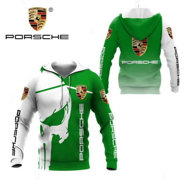 Porsche Shirt 66, 3d Hoodie Zip Hoodie 2613
