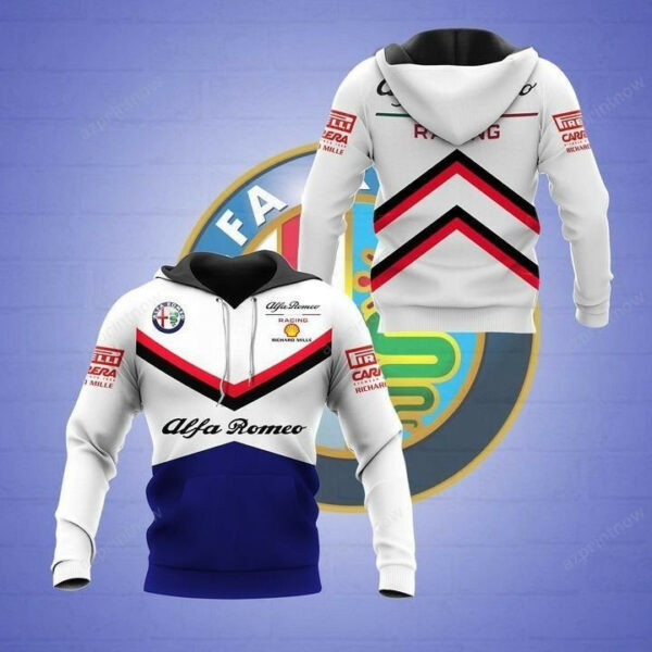 Alfa Romeo Racing Shirt 592,   3d Hoodie 1719