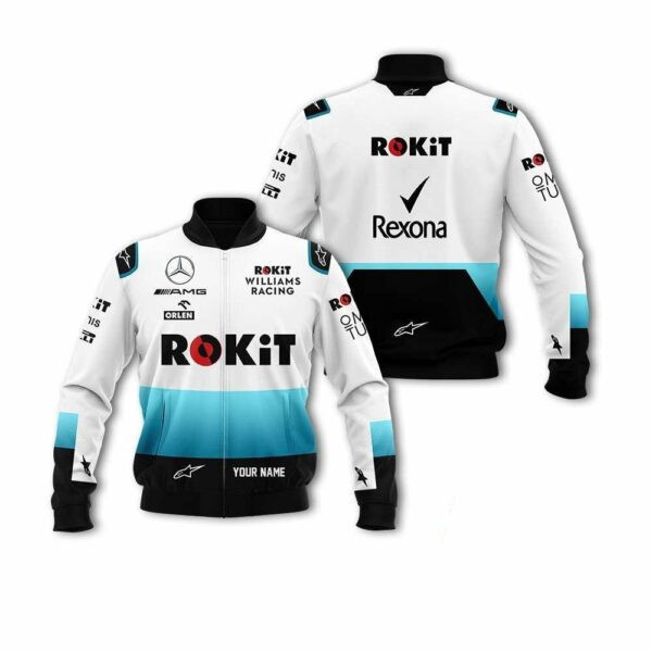 Personalized Williams Racing Rokit Rexona Bomber Jacket 844 156