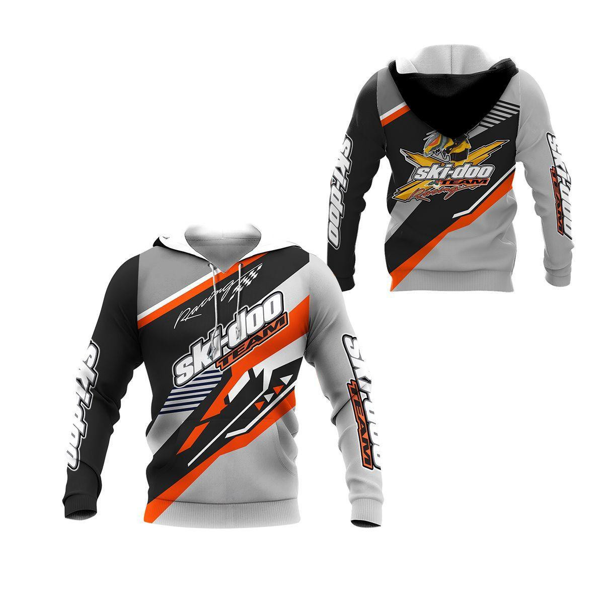 Ski-doo Racing Team 7k762 Zip Hoodie Hoodie Ii0