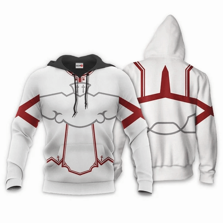 Sword Art Online Asuna Yuuki  3d Hoodie Zip Hoodie