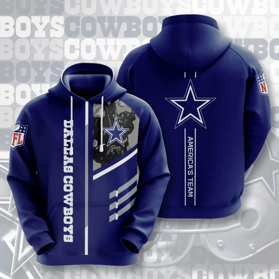 Cowboys 3D All Over Print Hoodie & Zip Hoodie