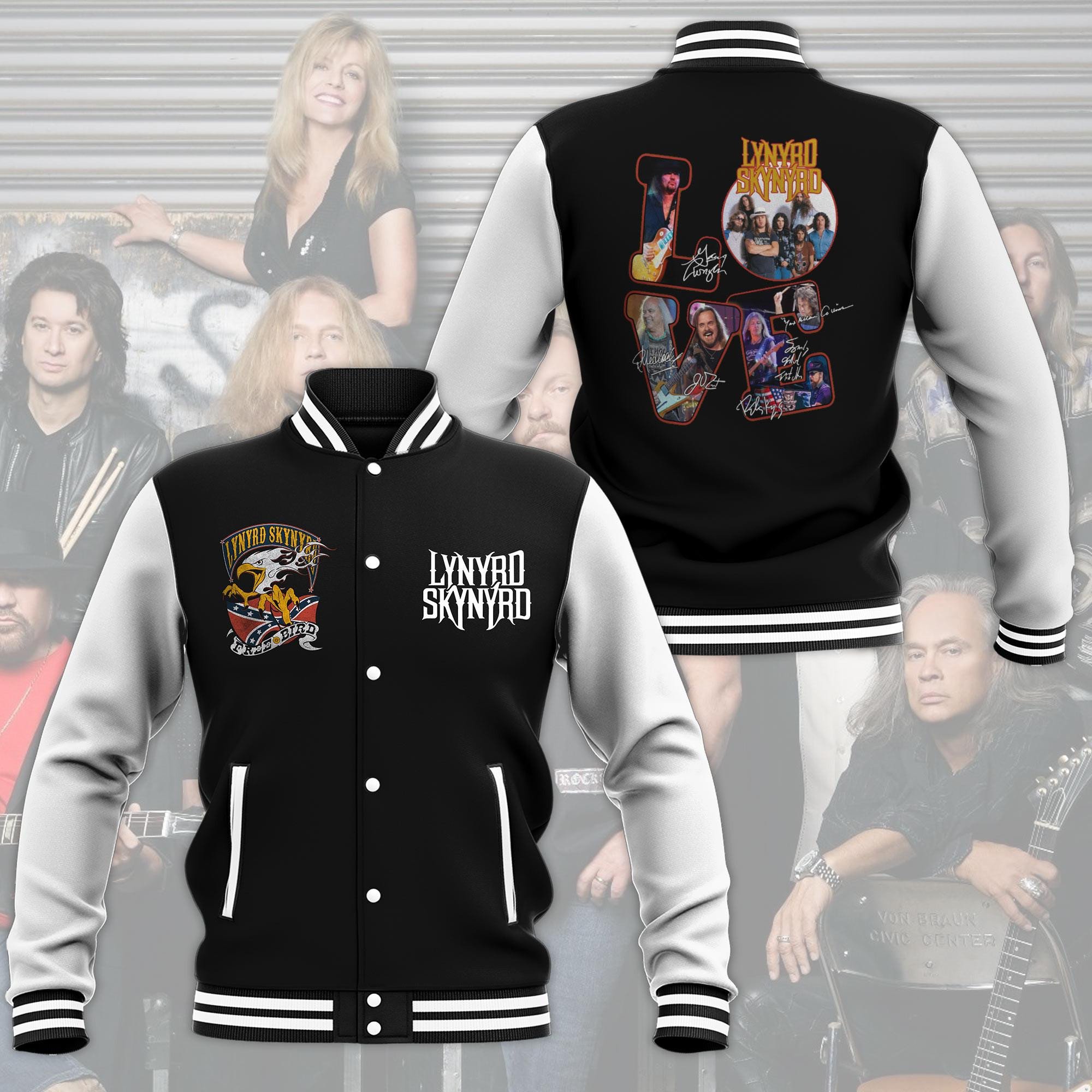 Lynyrd Skynyrd Free Bird Southern Baseball Jacket