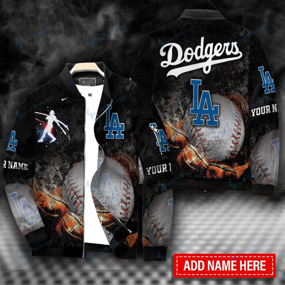 Los Angeles Dodgers Personalized Bomber Jacket BG375