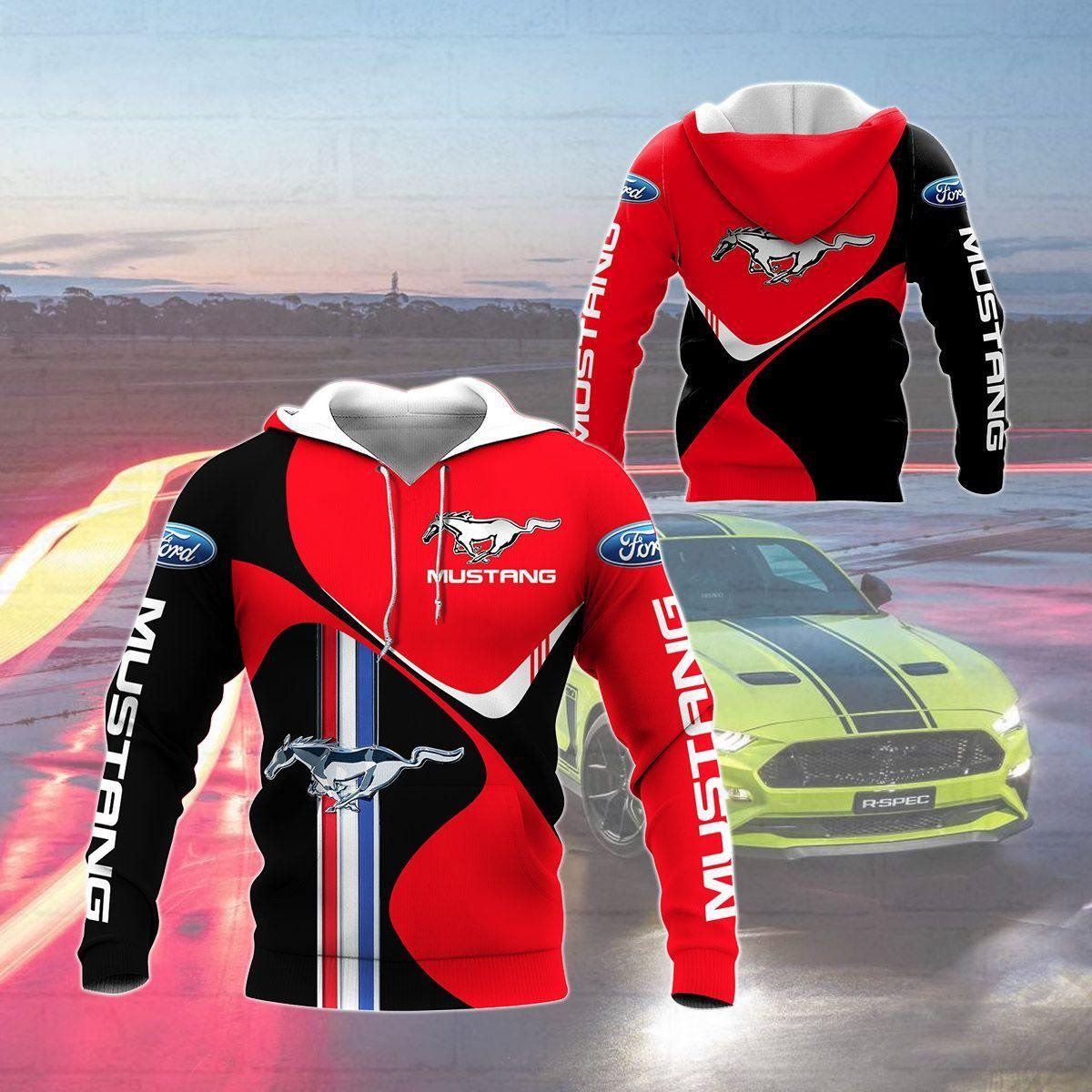Ford Mustang Shelby Luxury Car 8k219 3d Zip Hoodie Hoodie Ii0