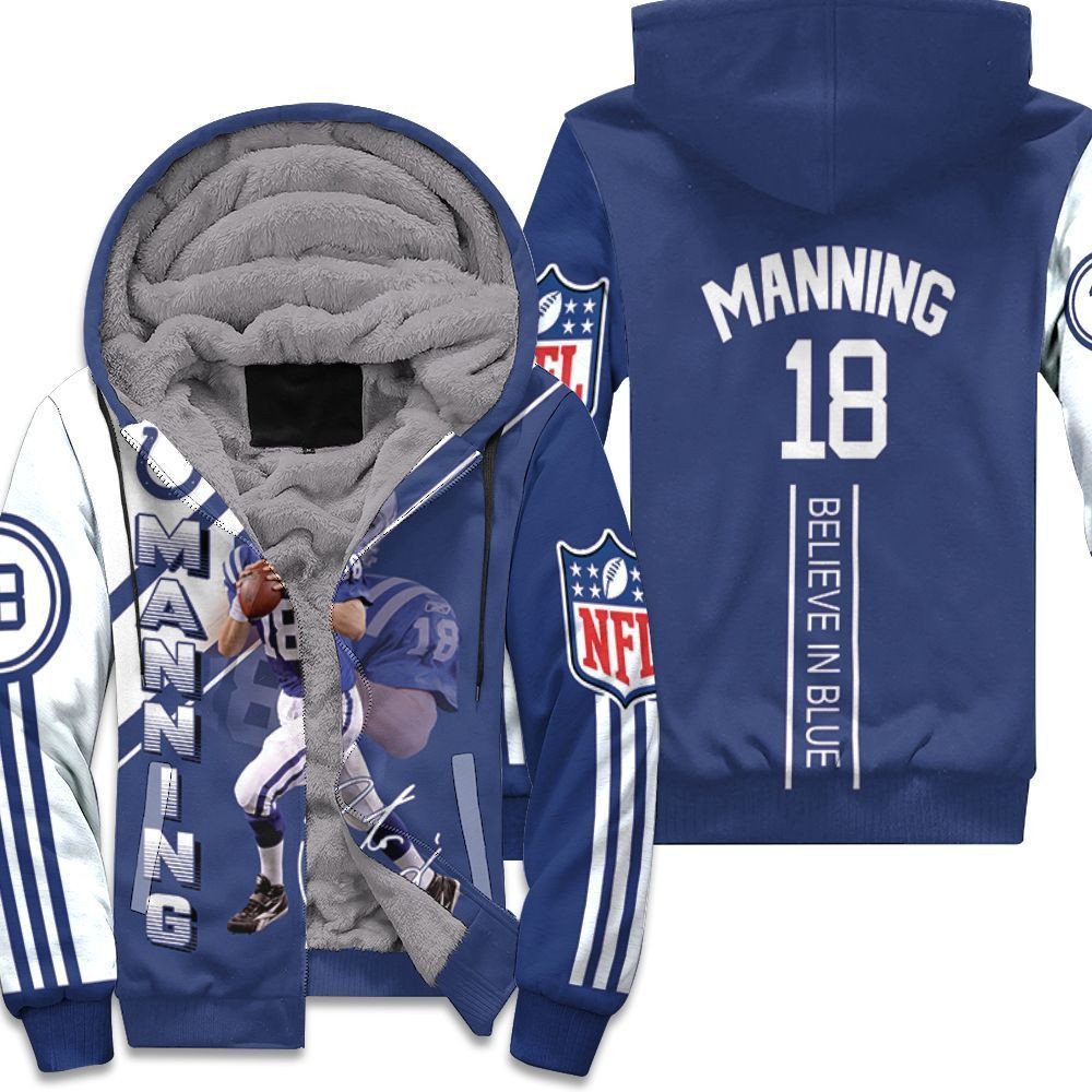 Colts Peyton Manning 3D All Over Print Hoodie & Zip Hoodie