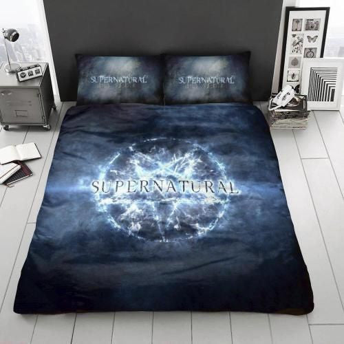 Supernatural Bedding Set Supernatural Star Symbol Graphic Duvet Covers