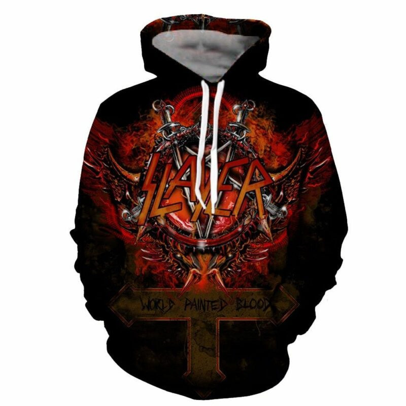 Slayer Rock Band Music Ii 3d Hoodie Zip Hoodie