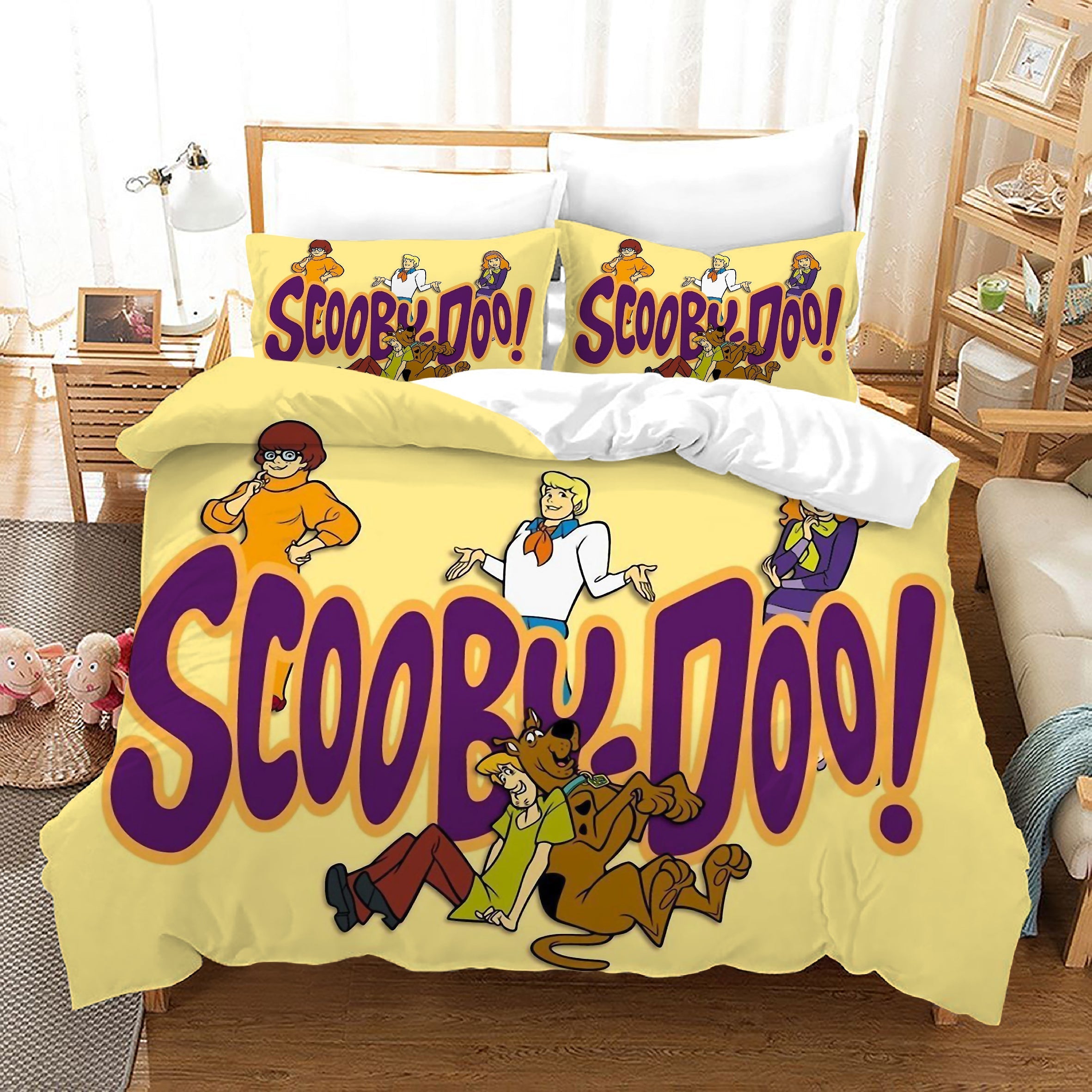 Scooby Doo Bedding Set Scooby Doo With Friends Banner Duvet Covers
