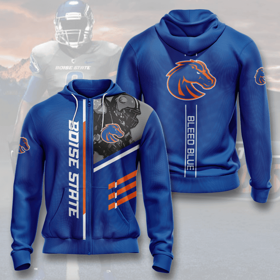 Boise State Broncos 3D All Over Print Hoodie & Zip Hoodie