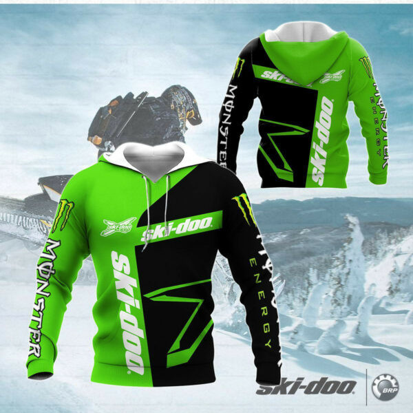 Ski-doo Racing Team 7k758 Zip Hoodie Hoodie Ii0 1880