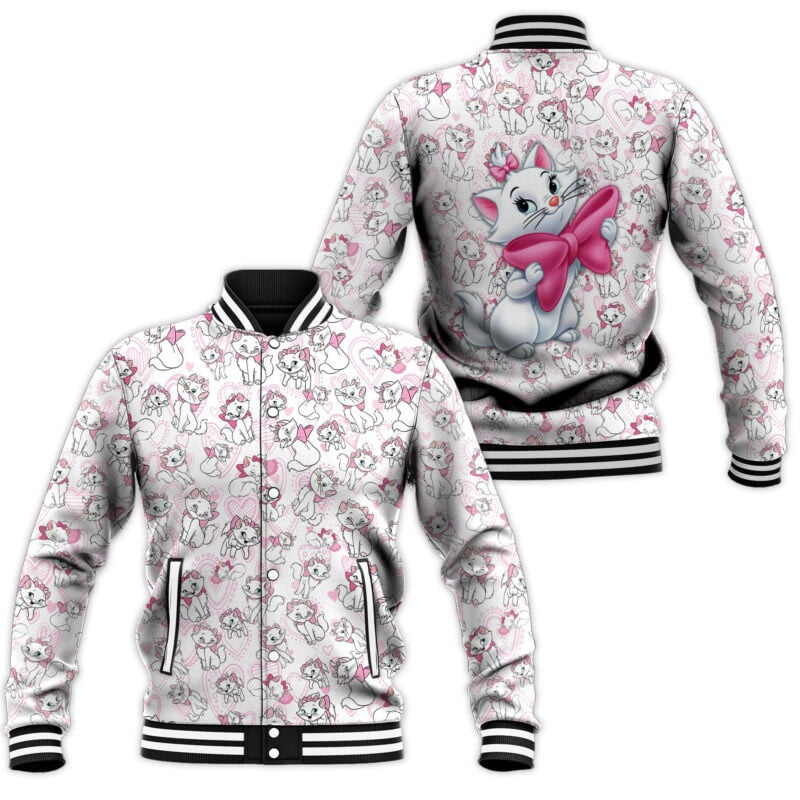 Cute Cat Baseball Jacket