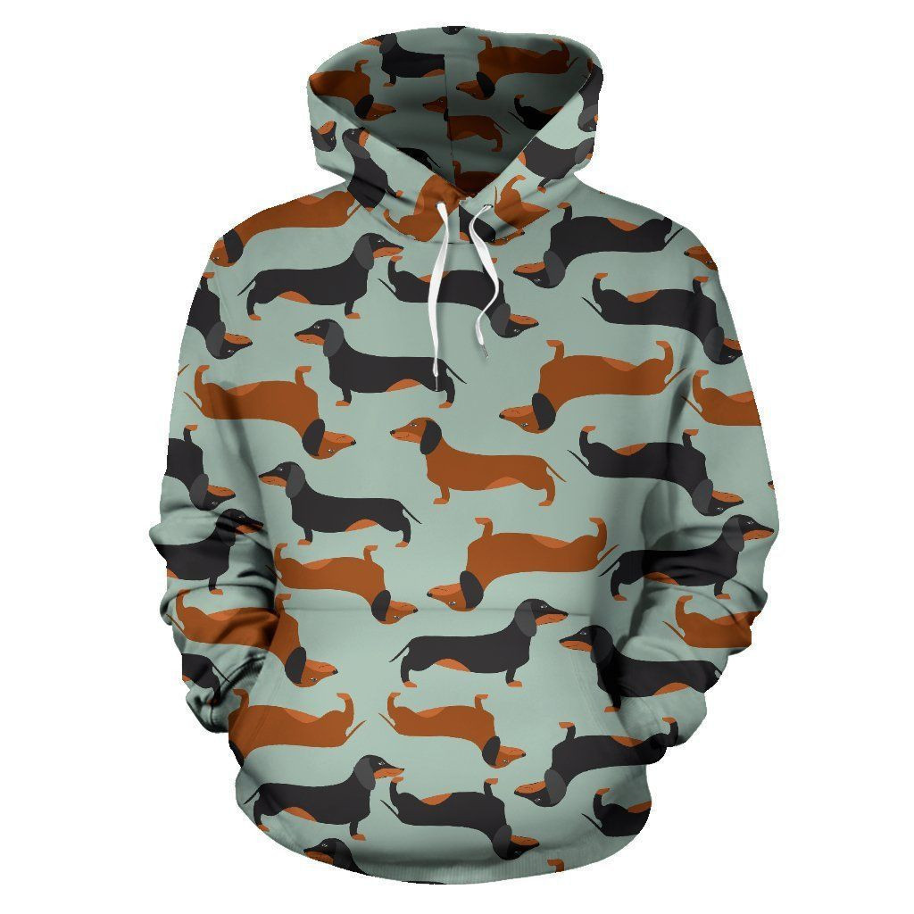 Dachshund Cute Print Pattern 3D All Over Print Hoodie & Zip Hoodie