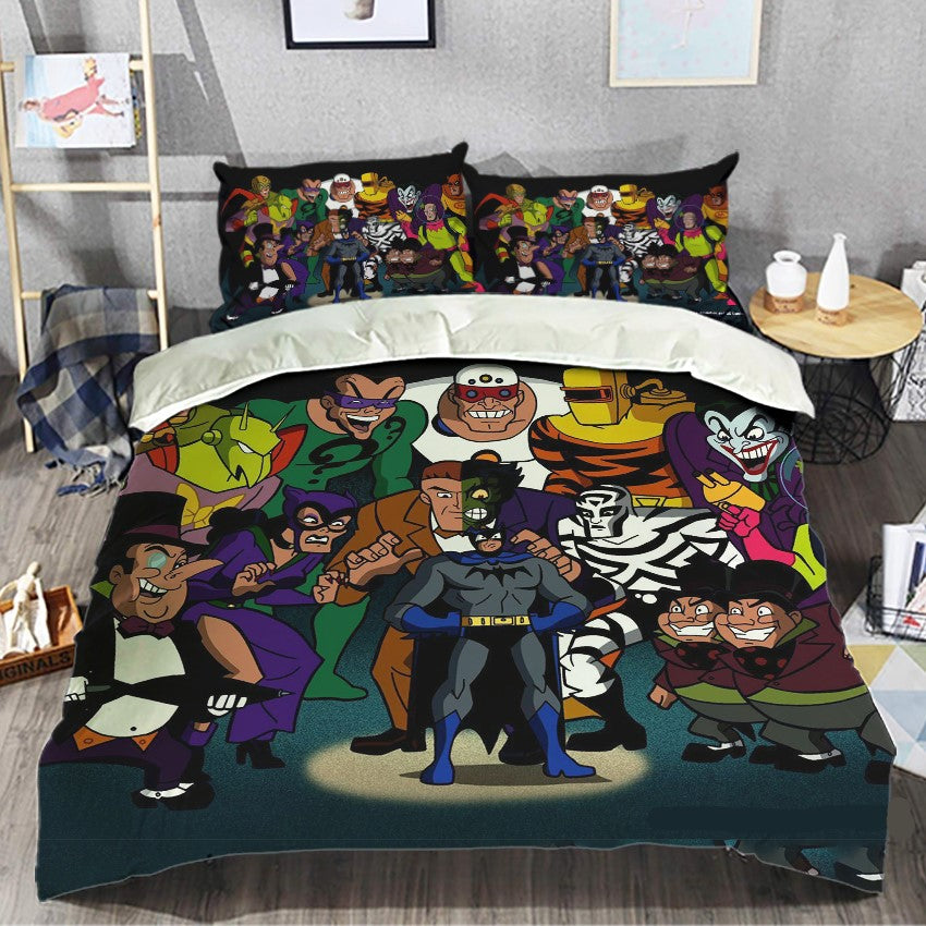 Batman Bedding Set DC Batman And Villains Duvet Covers