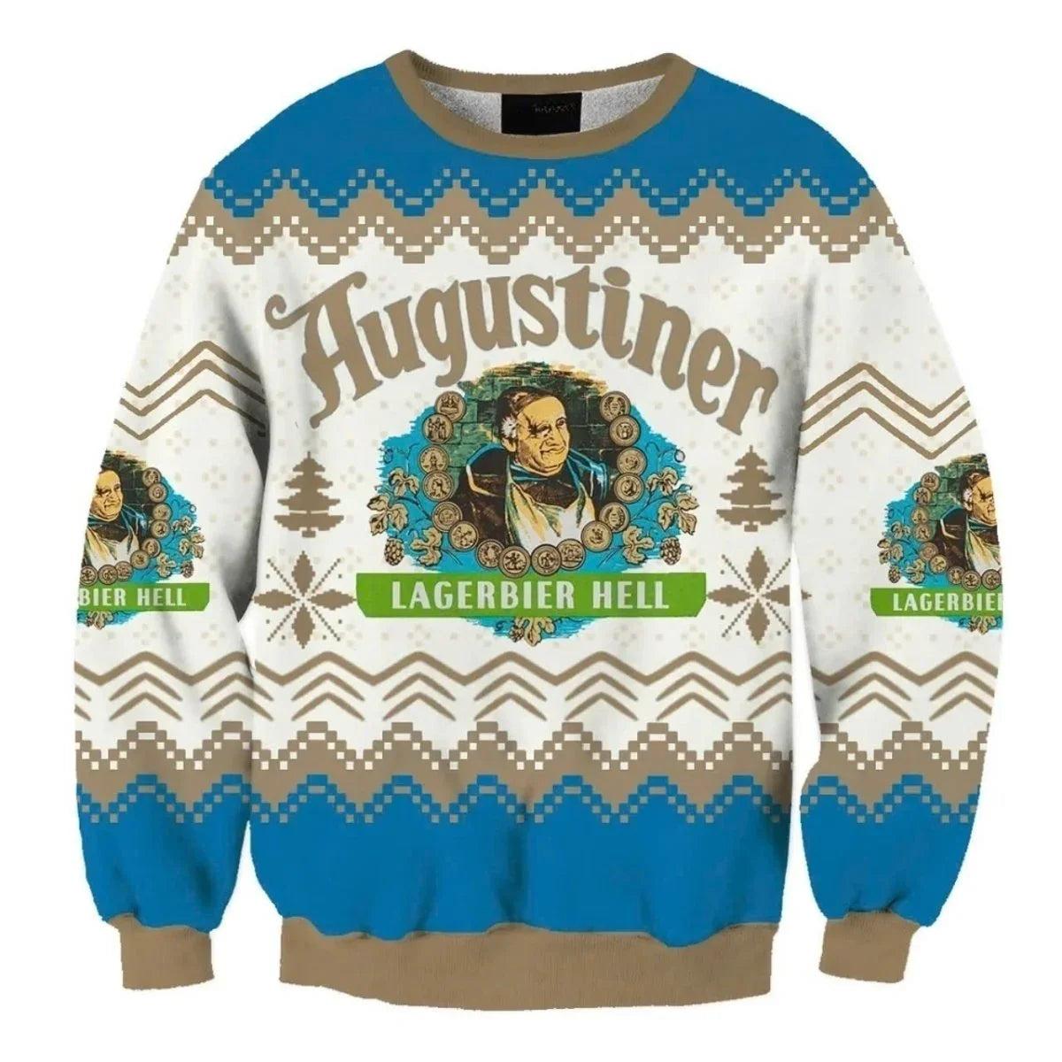 Langerbier Hell Christmas Star Ugly Christmas Sweater