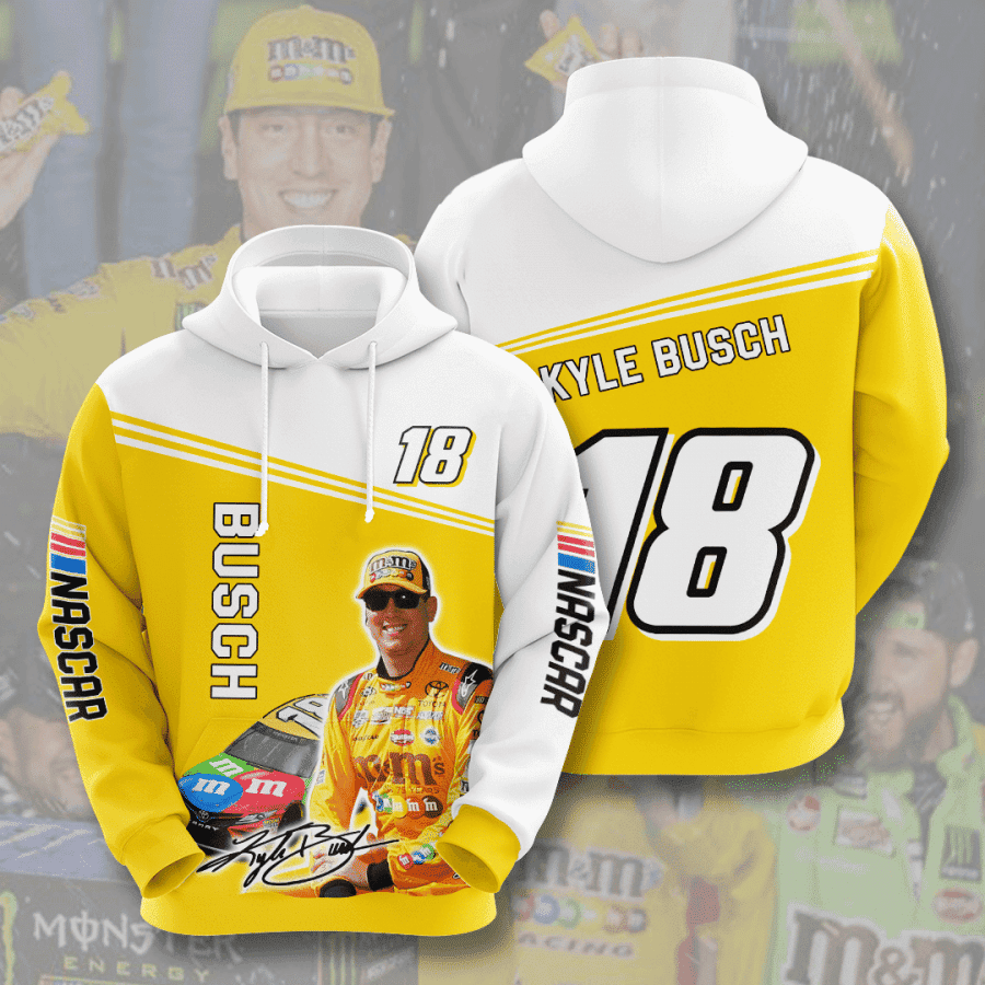 Kyle Busch 3D All Over Print Hoodie & Zip Hoodie