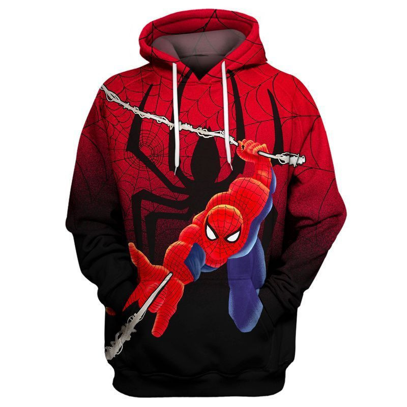 Spider Man Over Print 3d Hoodie Zip Hoodie
