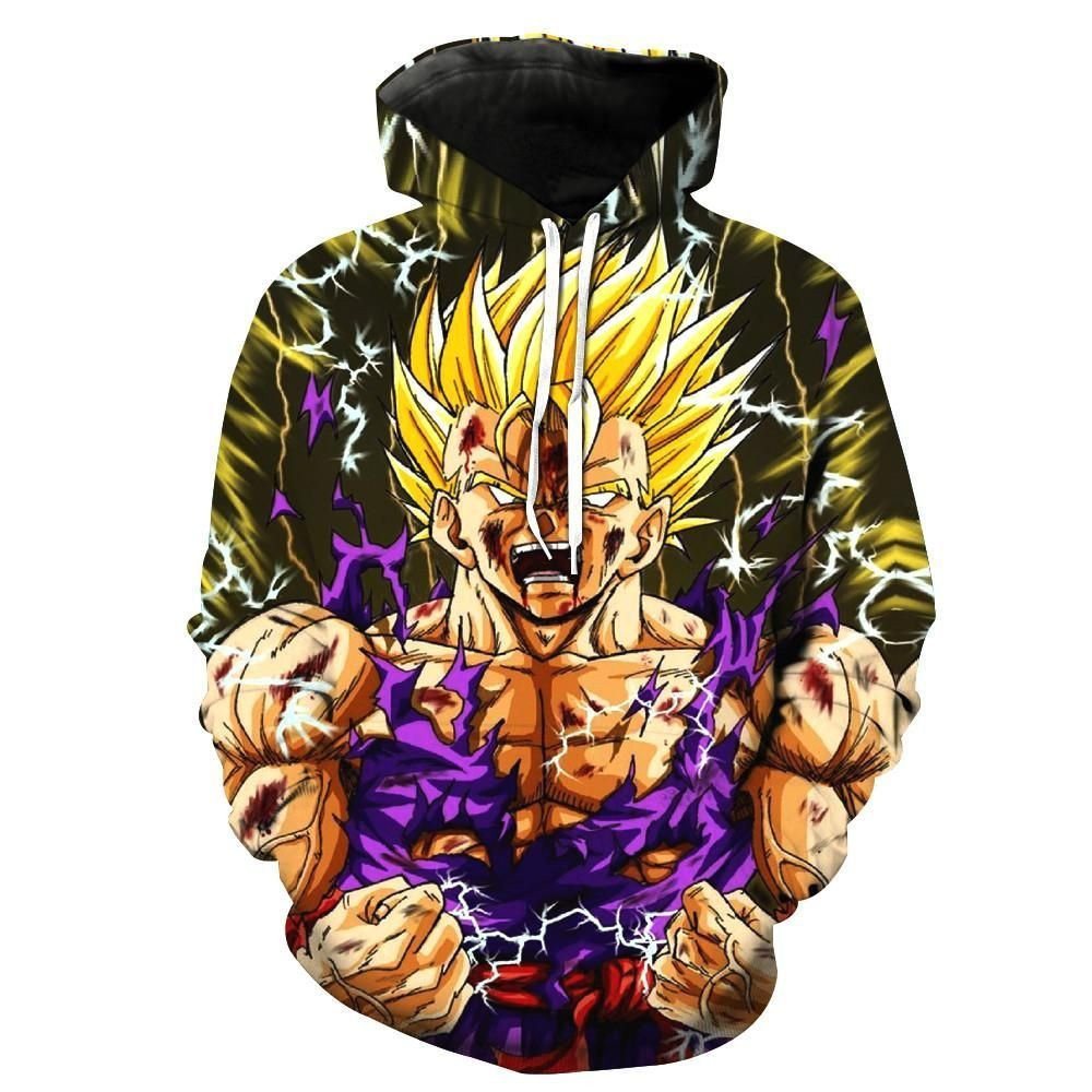 Super Saiyan Gohan V2 Dragon Ball Z 3D All Over Print Hoodie & Zip Hoodie