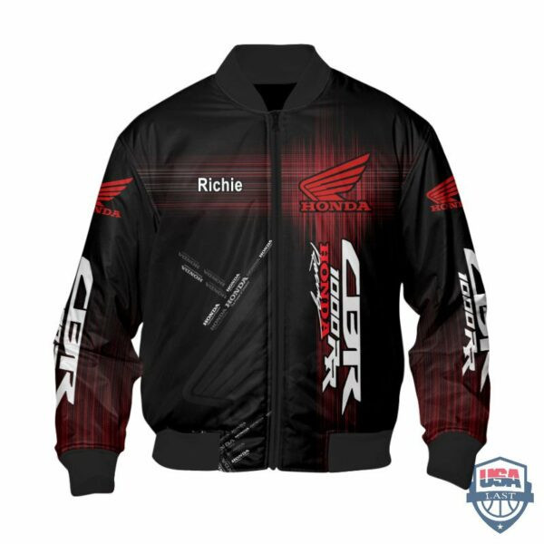 Honda Cbr 1000rr Custom Name Bomber Jacket 236