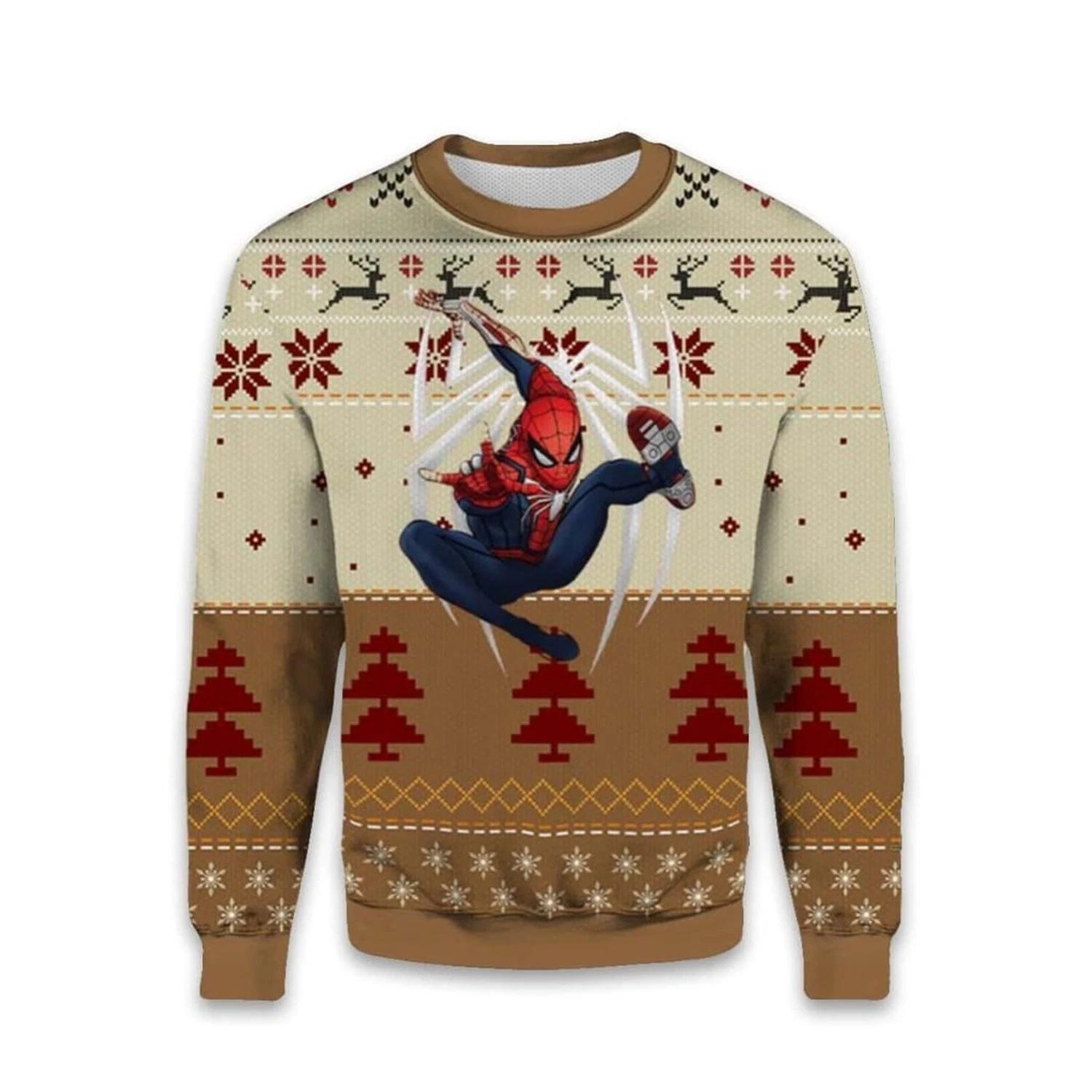 2025 Im a Spider Man Ugly Christmas Sweater