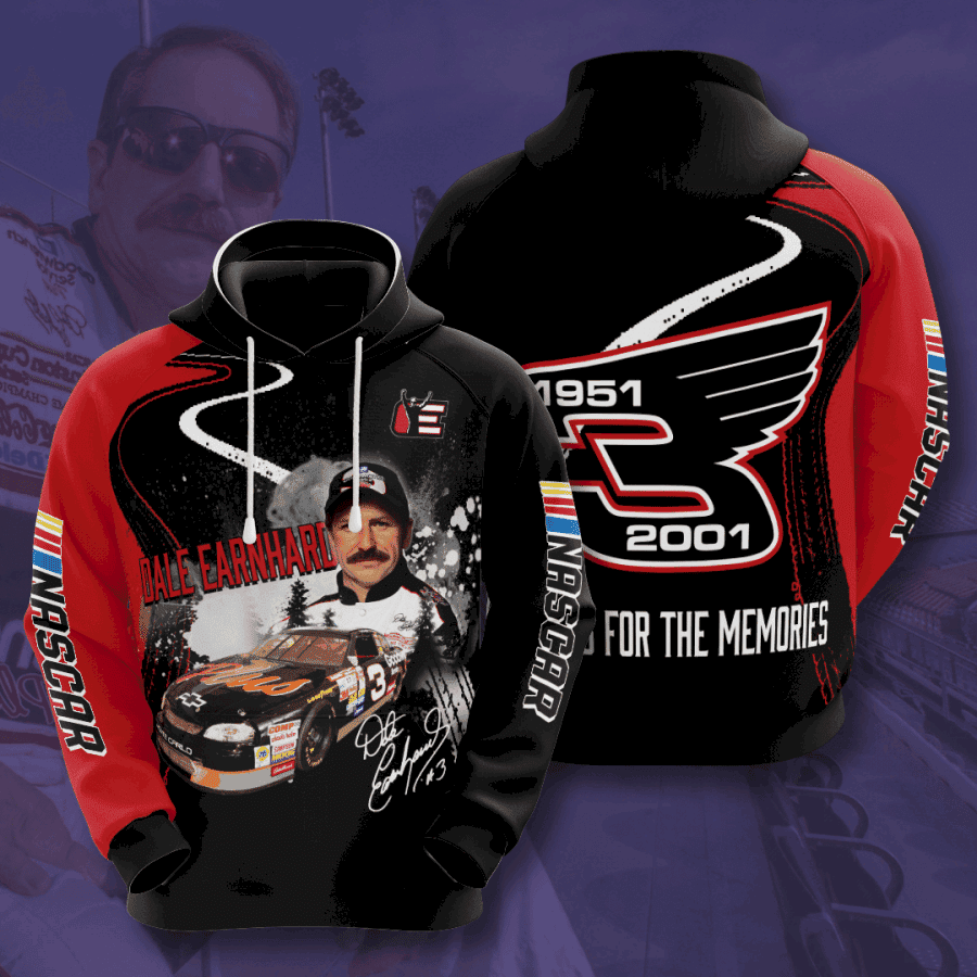 Dale Earnhardt 3D All Over Print Hoodie & Zip Hoodie
