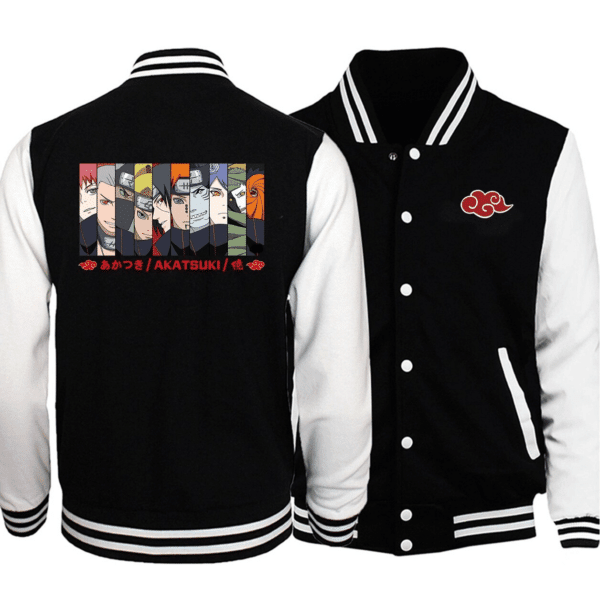 The Akatsuki Ultimate Ninjas Naruto Anime Baseball Jacket 179