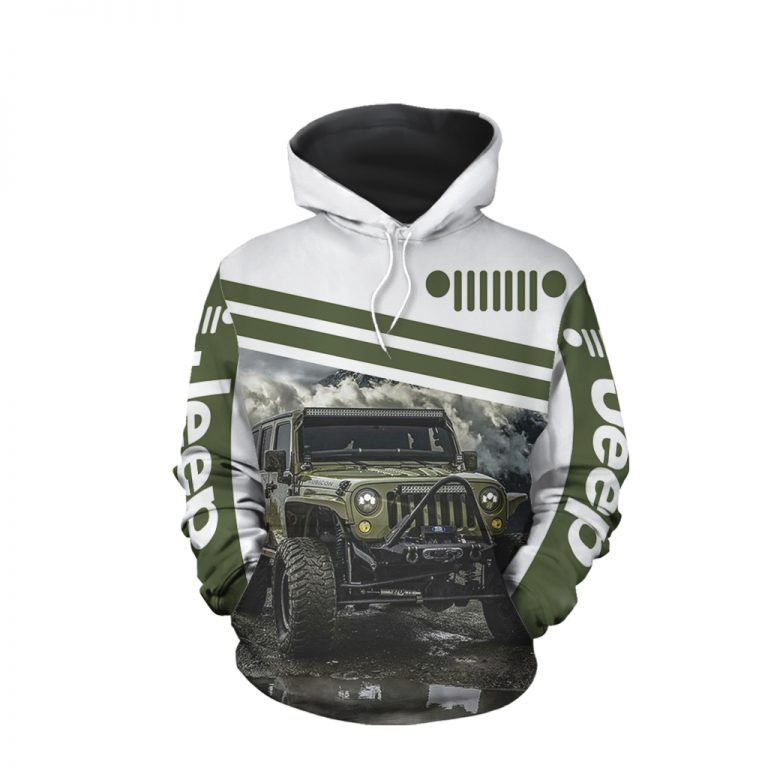 Green Jeep 3D All Over Print Hoodie & Zip Hoodie