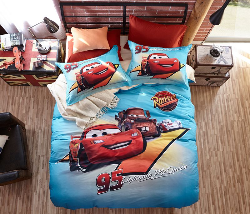 Cars Bedding Set DN Lightning McQueen And Friends Duvet Covers