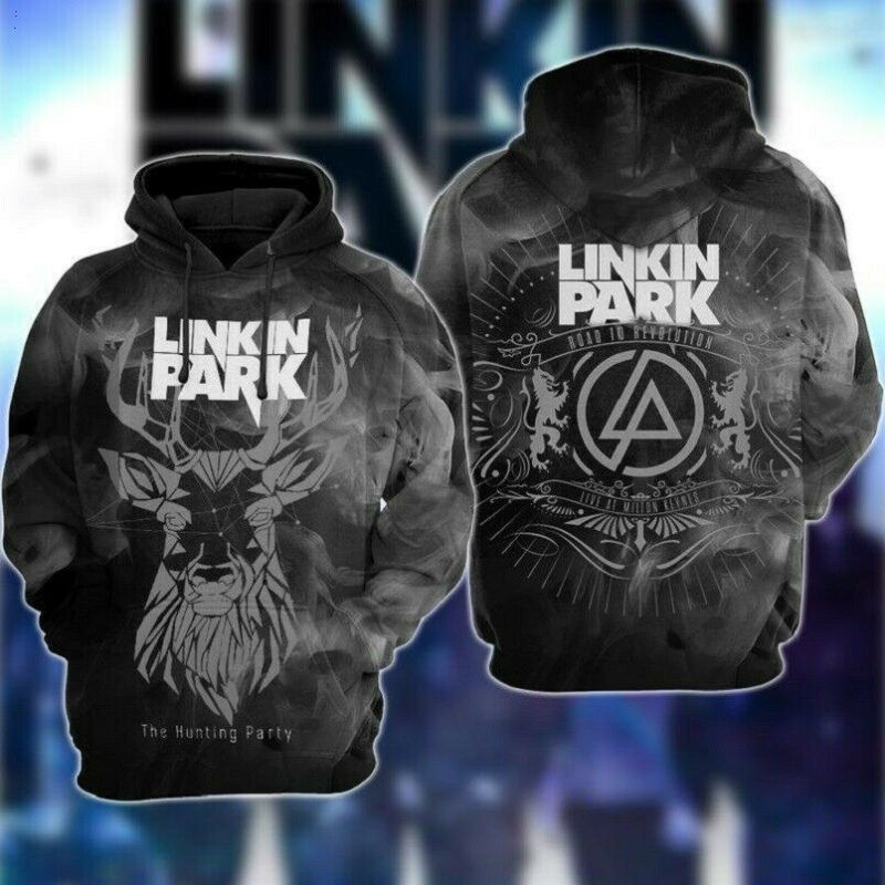 Singer Linkin Park 3d Print Casual Unisex Sweatshirt Hoodie Pullover