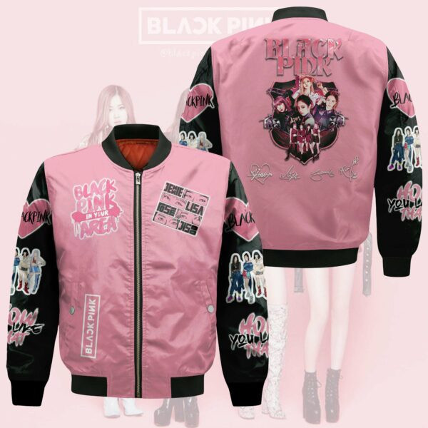 Black Pink Gift For Fans, Black Pink Bomber Jacket 11