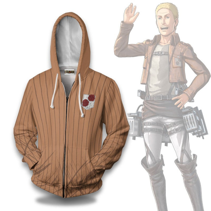 Attack On Titan Garrison Regiment 3D All Over Print Hoodie & Zip Hoodie