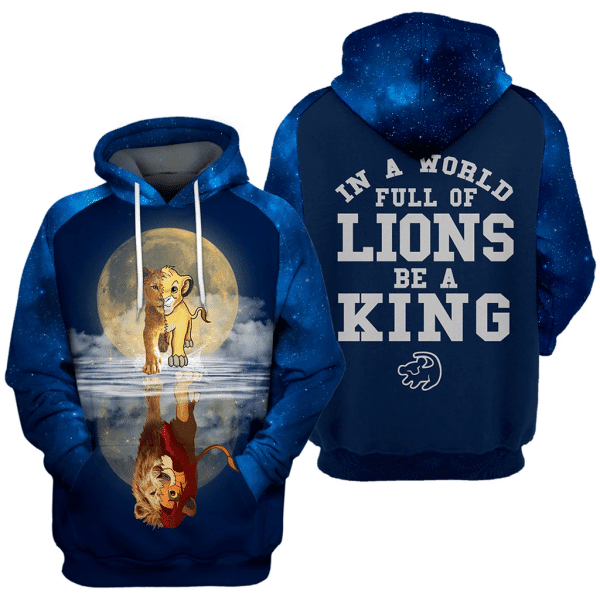 Lion King Cartoon 2k525 Lover Gift,lion King Cartoon All Over Print 3d Hoodie 339