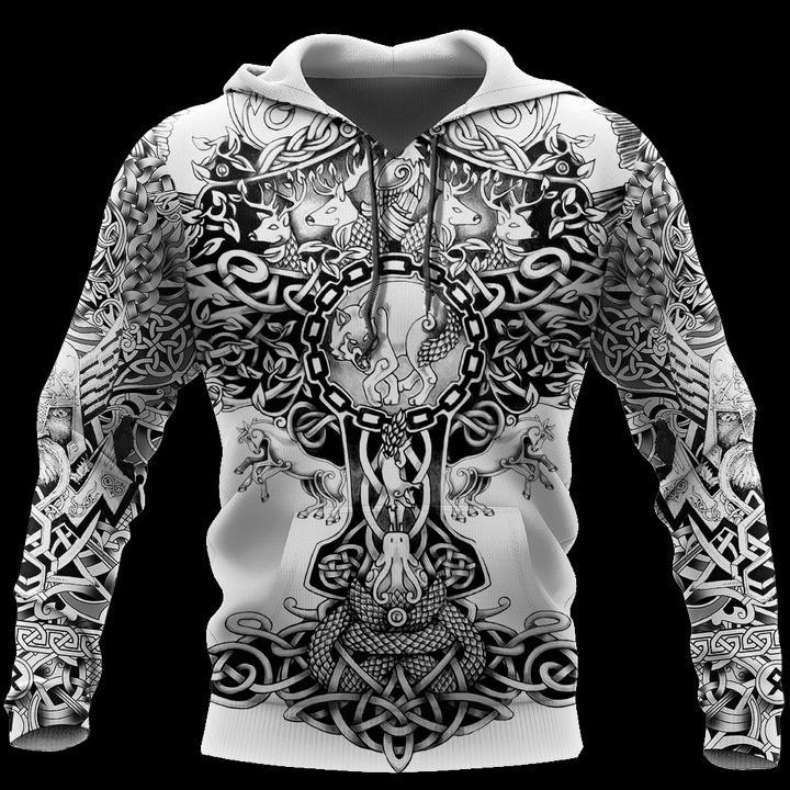 Viking 3D All Over Print Hoodie & Zip Hoodie