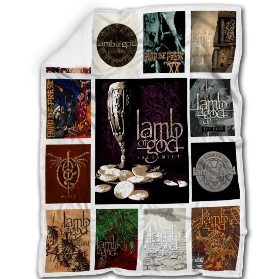 The Lamb Of God Fleece Sherpa Blanket