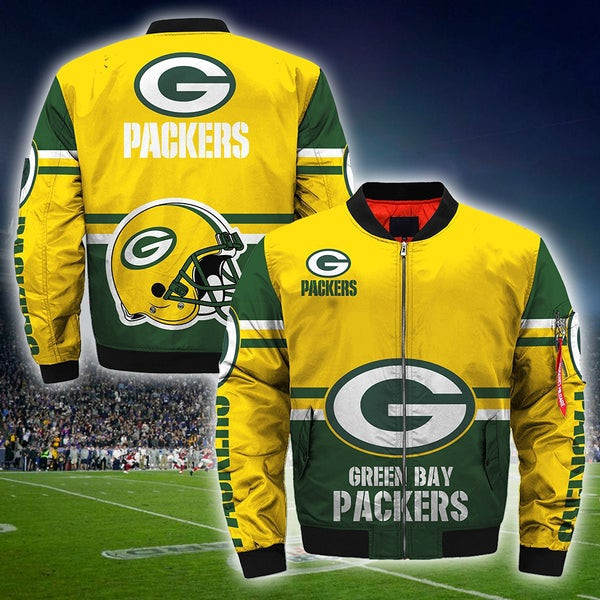 Green Bay Packers Big Logo Bomber Jacket
