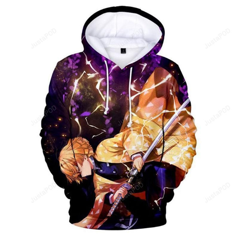 Unisex Demon Slayer 3D All Over Print Hoodie & Zip Hoodie