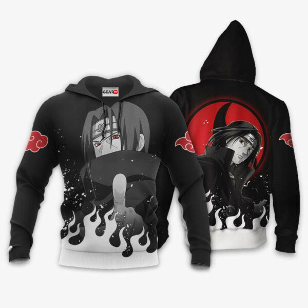 Itachi Uchiha Naruto Anime 1k402 Cartoon Graphic Outfits Aop 3d Hoodie, Zip Hoodie 204