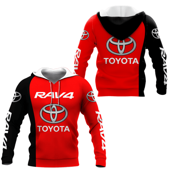 Toyota Rav4 Shirt 818, 3d Hoodie Zip Hoodie 1800