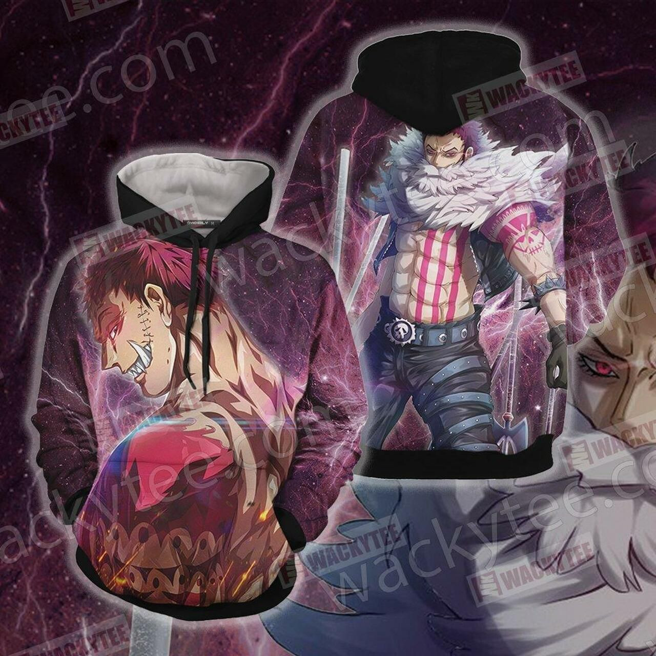 One Piece Charlotte Katakuri 3D All Over Print Hoodie & Zip Hoodie