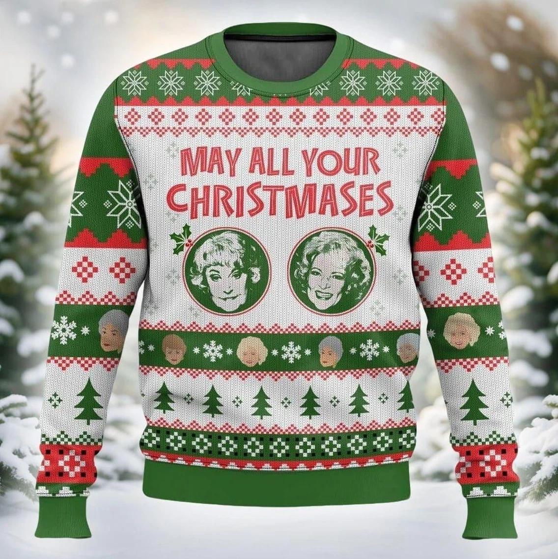 Golden Girls Xmas Ugly Christmas Sweater