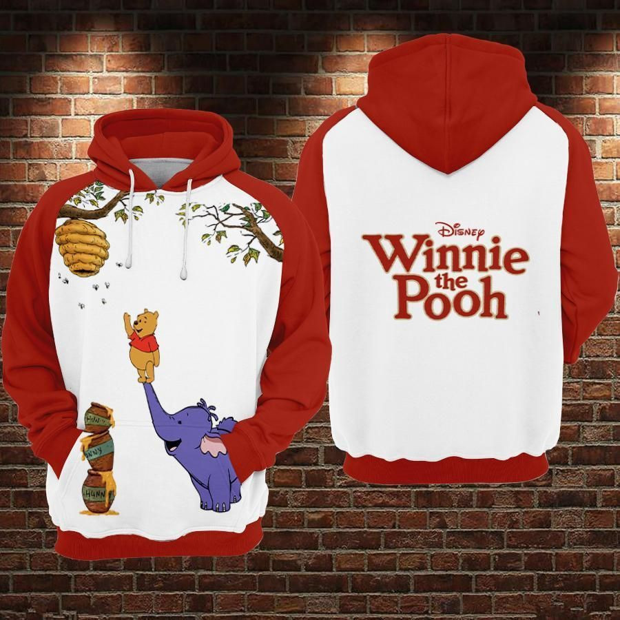 WINNIE THE POOH 3D All Over Print Hoodie & Zip Hoodie