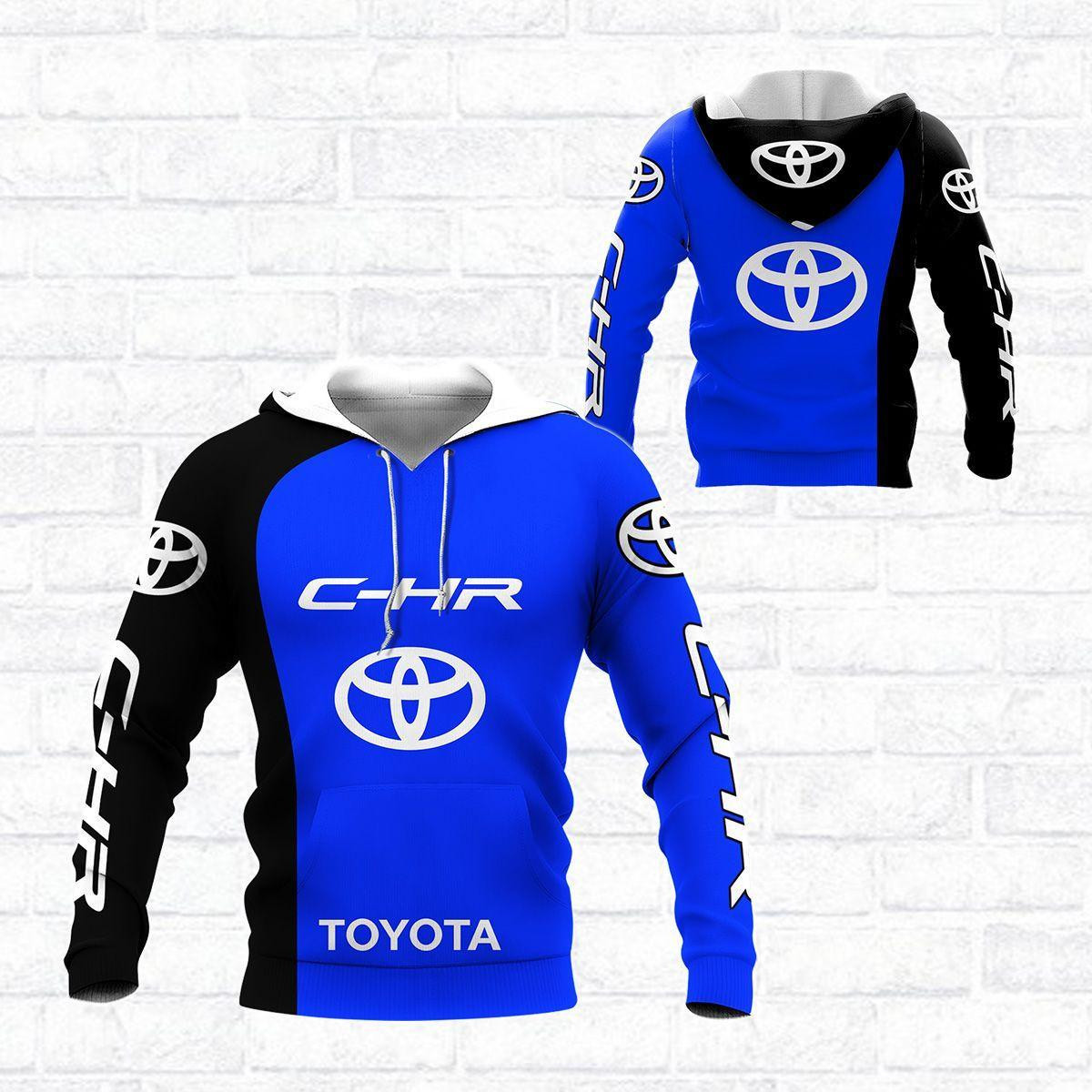 Toyota C-hr Shirt 867, 3d Hoodie Zip Hoodie