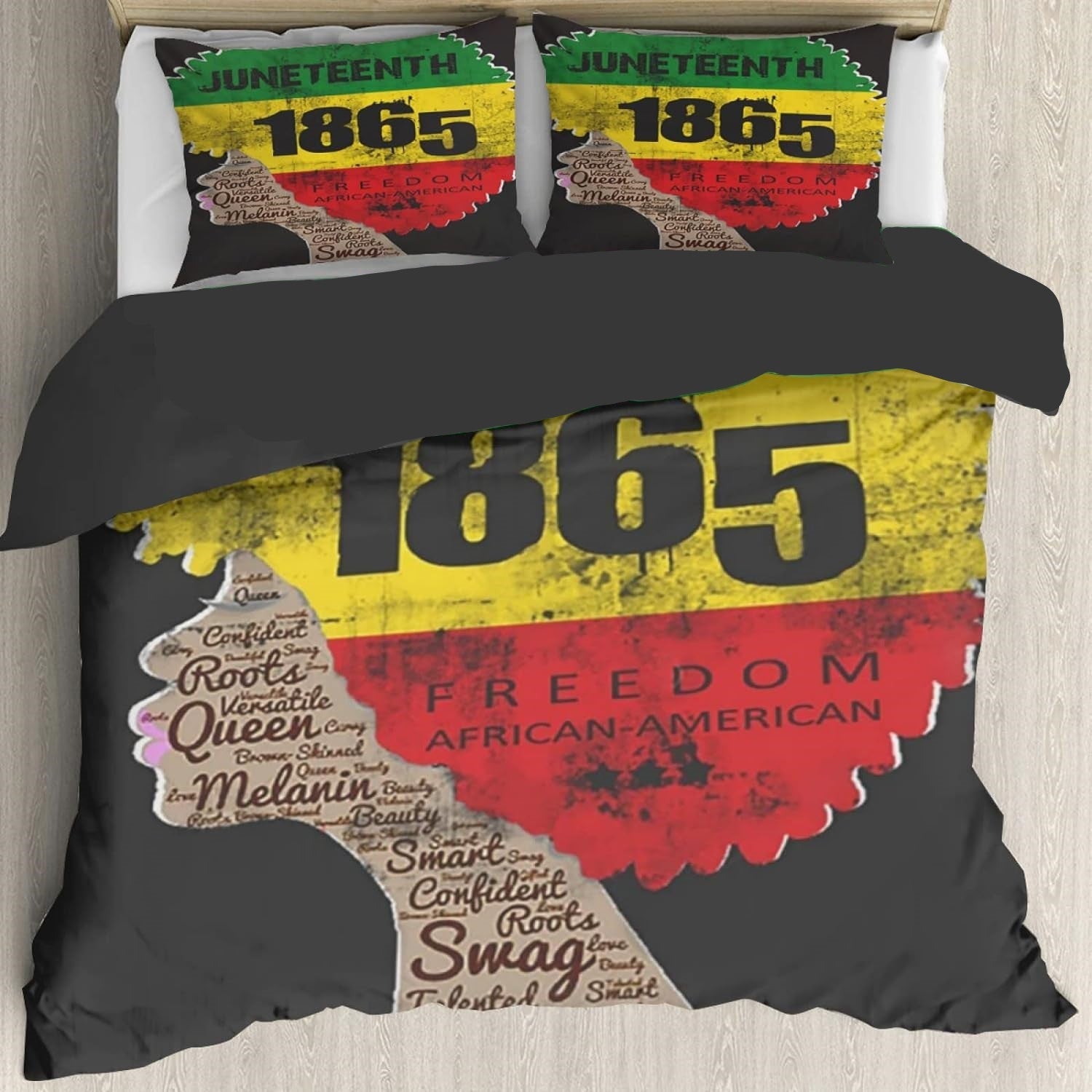 Juneteenth Bedding Set Juneteenth 1865 Freedom African American Duvet Covers